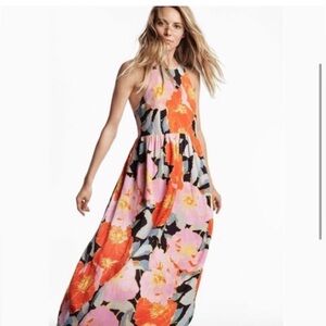 Loft Maxi Dress In Full Bloom - Size 6